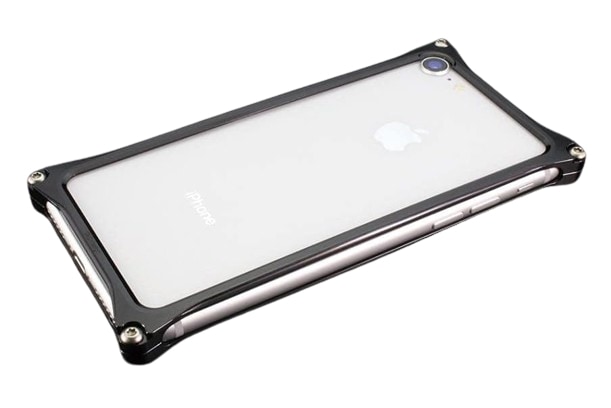 ギルドデザイン(GILD design) ソリッドバンパー ブラック iPhoneSE 2020 8 7 GI-402B 42413 iPhone 8 iPhone 7