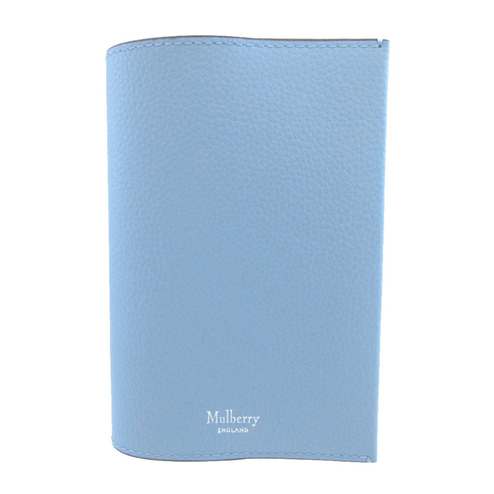 未使用品 パスポートスリップ RL8162 パスケース レザー/レザー 水色 1772【中古】 レディース