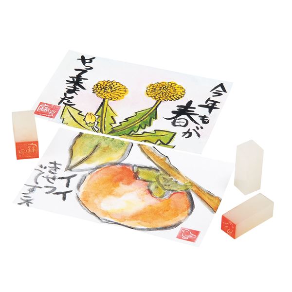 （まとめ）てん刻消しゴム 15x15x40 2本入(×30セット)