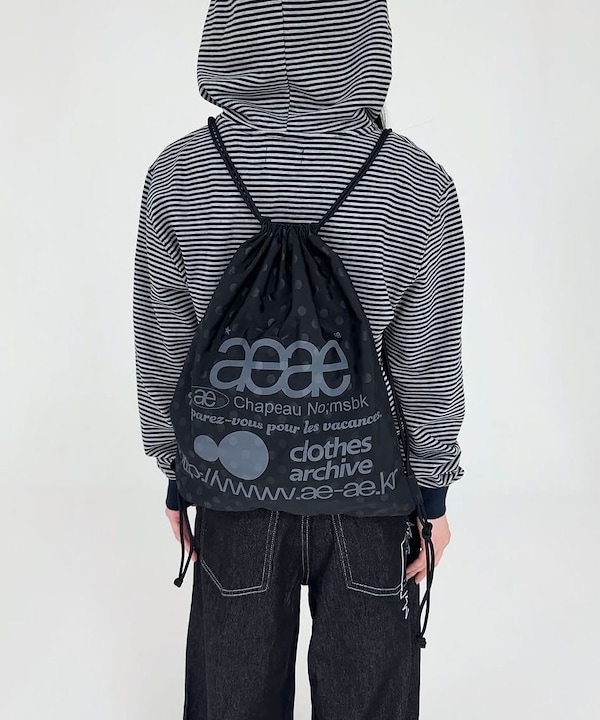 Qoo10 aeae WEB LOGO GYMSACK バッグ