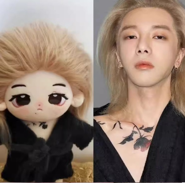 20cm 無属性ぬいぐるみ　コットン ドール　棉花娃娃 本体　人形　スケルトン有