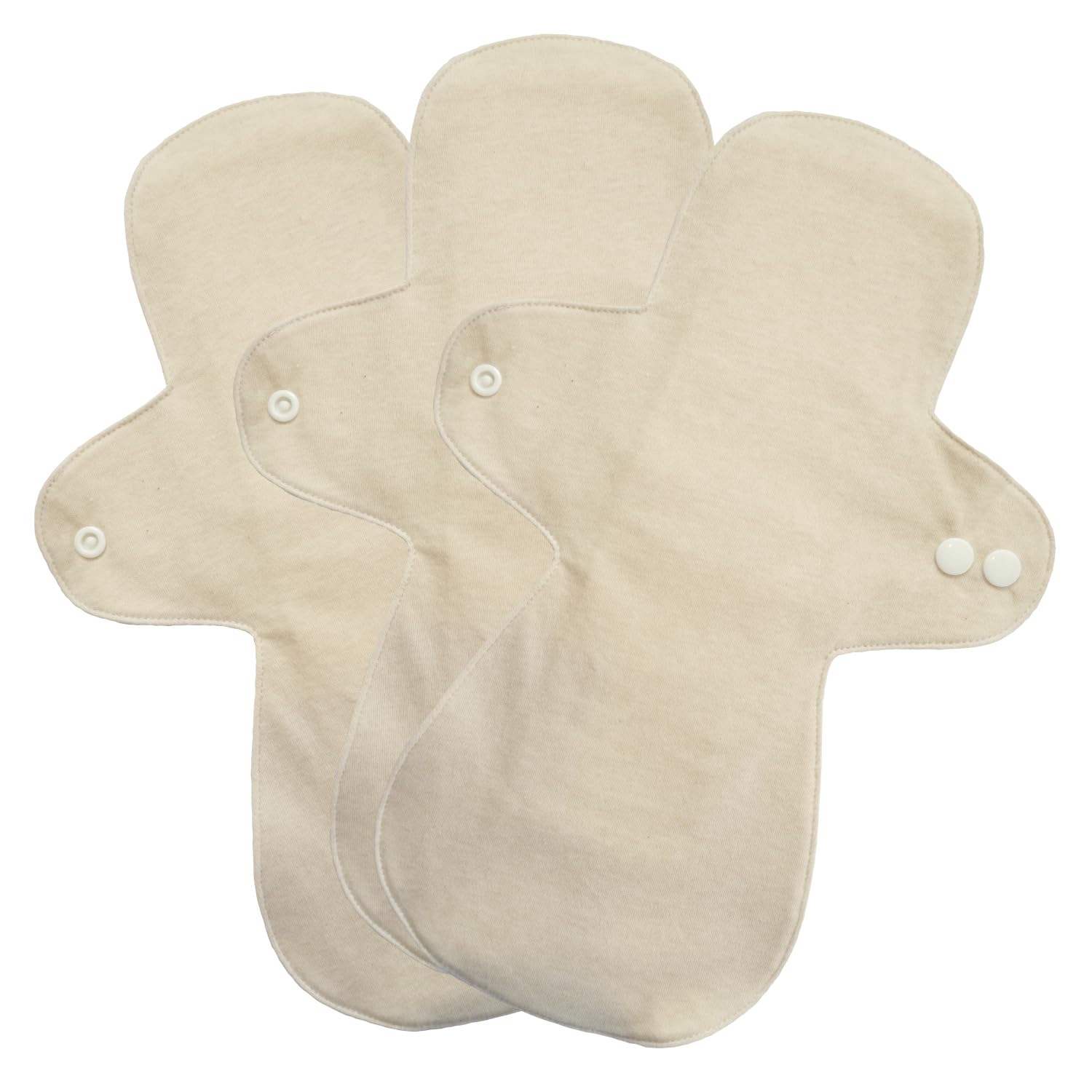 布ナプキン オーガニックコットン 夜用 多い日用 防水布入り 生理 尿もれ 31cm×3枚 5,189円