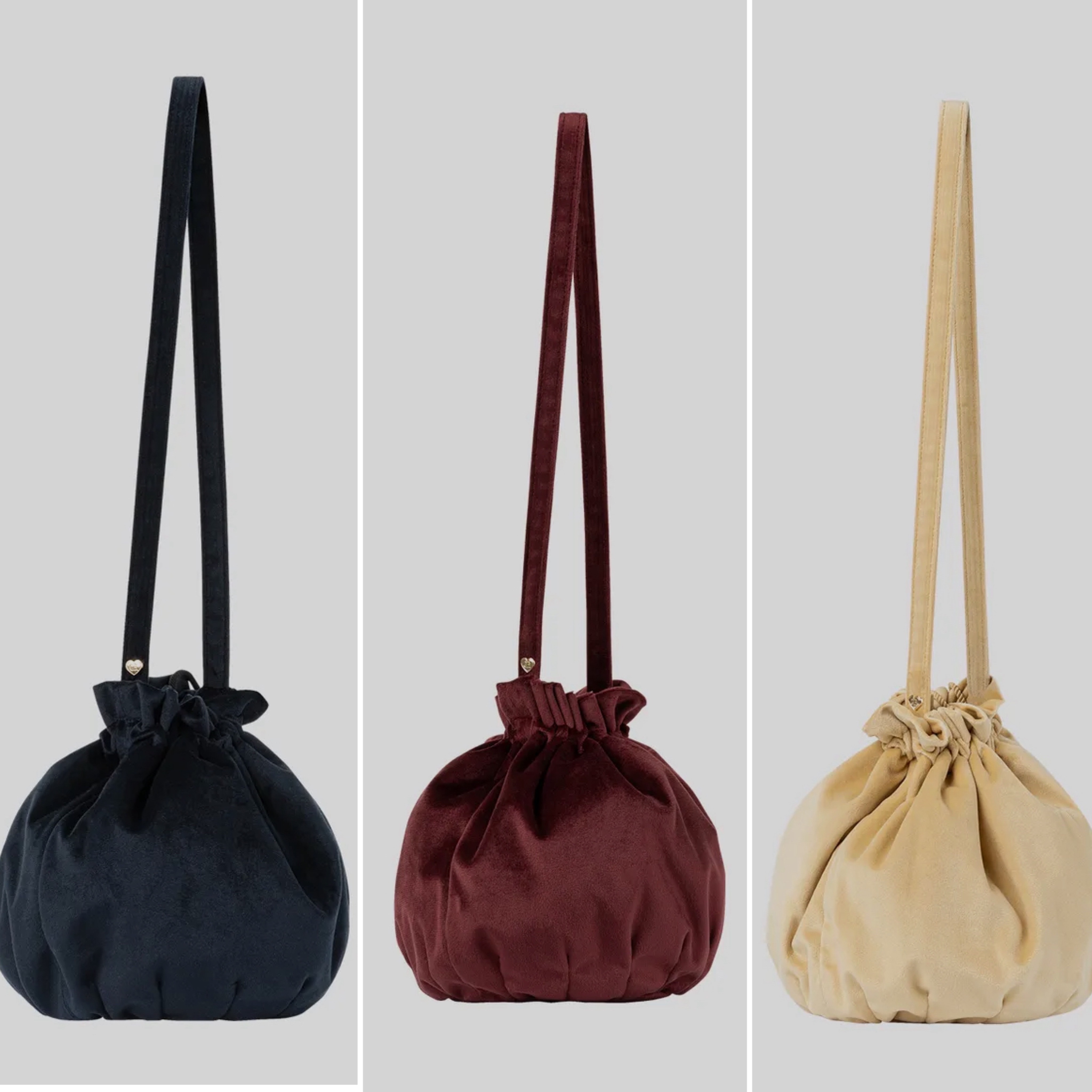 VELOUR BAG [3COLOR]
