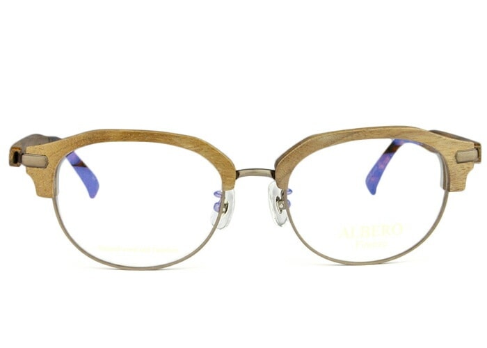 アルベロ ALBERO ab-702 c.br ブラウン メガネ 眼鏡 伊達 老眼鏡 遠近両用