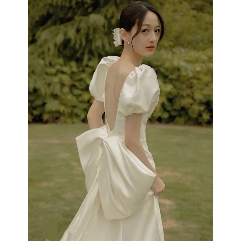 【迅速な出荷】ウエディング 花嫁 安い ロングドレス 結婚式 ブライダル パーティードレス 二次会 イブニングドレス 白