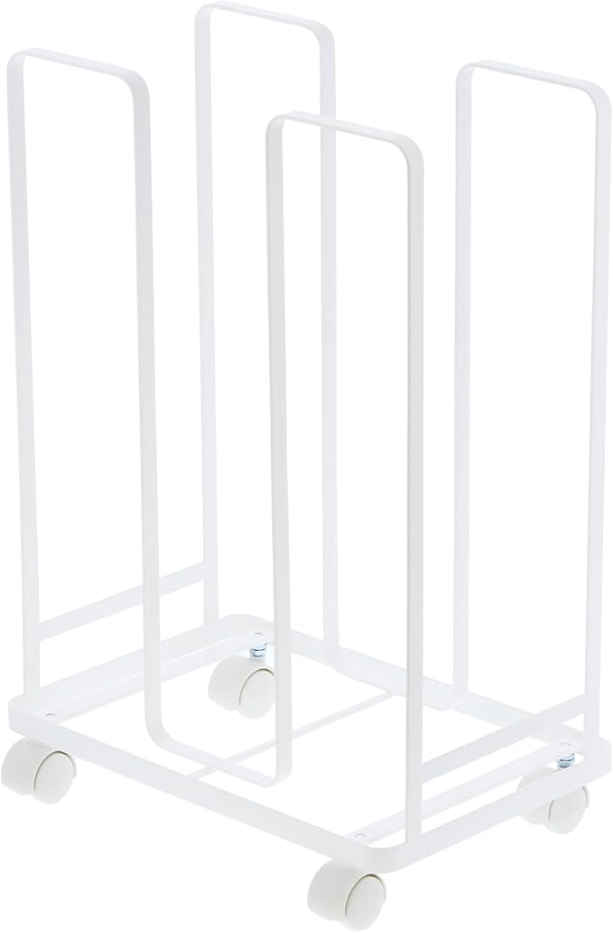 山崎実業 ダンボールストッカー ホワイト 約W30×D23×H43.5cm タワー t