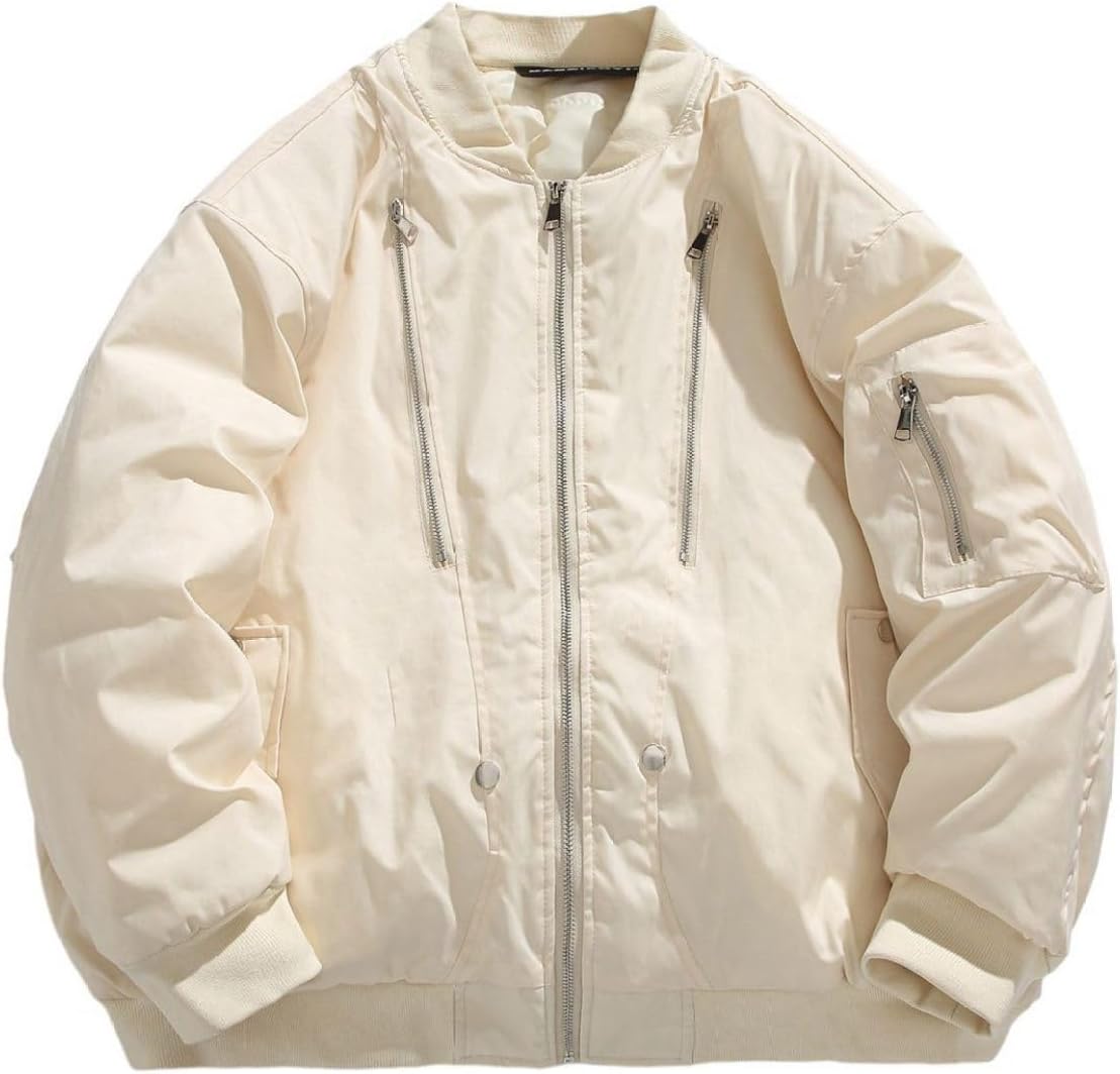 ジャンパー ウインドブレーカー 中綿入りコート ジャケット メンズ レディース 厚手 保温 防寒 大きめ ショート丈 20代 30代 かっこいい 男女兼用 プレゼント クリスマス 新年祝い