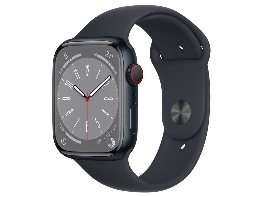 専門店では Series Watch Apple 8 [ミッドナイトスポーツバンド] MNK43J/A 45mm GPS+Cellularモデル  スマートウォッチ本体 - flaviogimenis.com.br