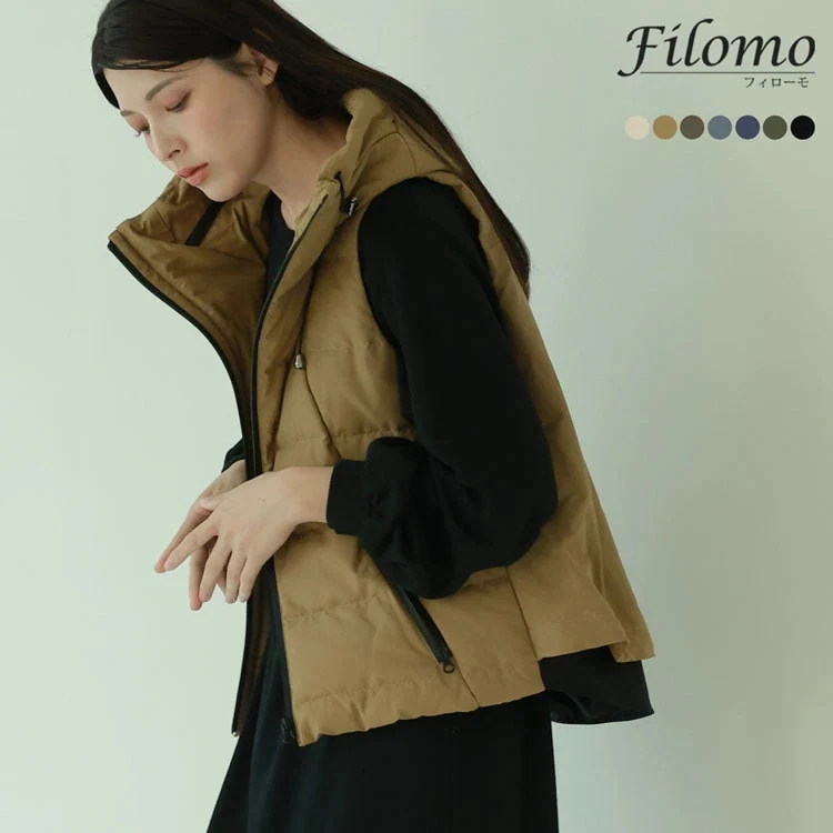 [Filomo]ダウンベスト弱はっ水