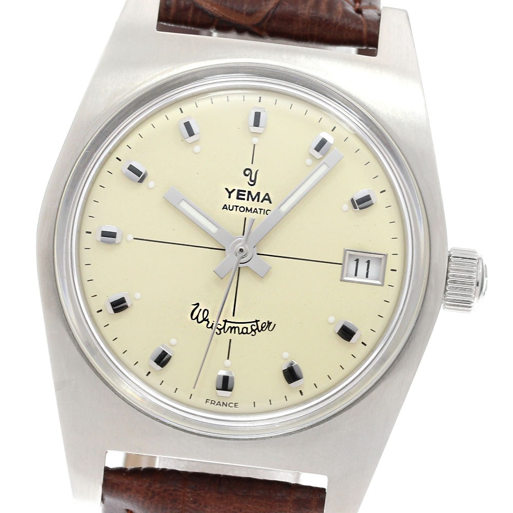イエマ YEMA YWAD21-EU62B リストマスター アドベンチャー 自動巻き メンズ 箱・保証書付き_845604【中古】