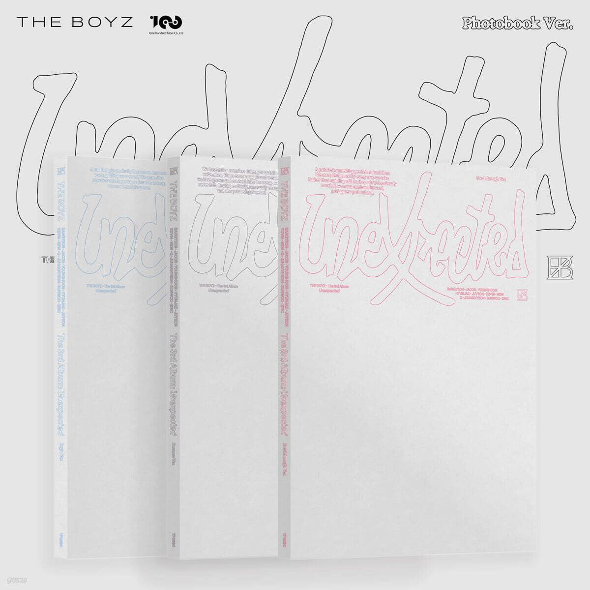THE BOYZ/ The 3rd Album Unexpected (Photobook Ver.) [3種SET]