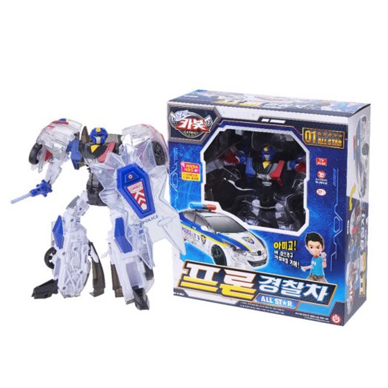 ハローカーボット フロンポリス オールスター 変形ロボットカー フィギュア おもちゃ 子供用