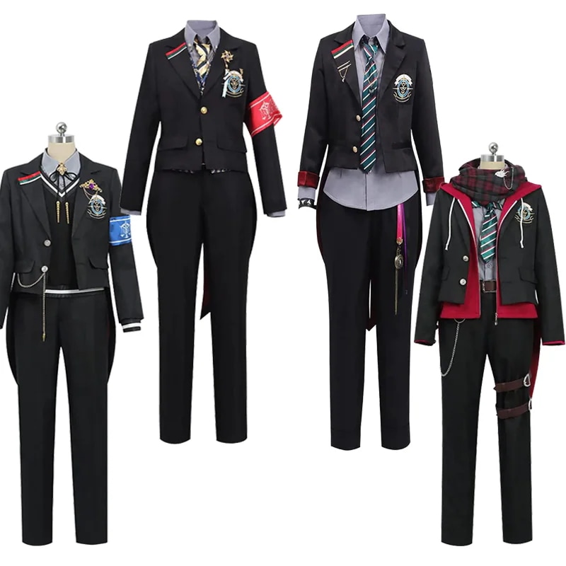 即納　新衣装 全セット 四季凪アキラ コスプレ 衣装 渡会雲雀 風楽奏斗 セラフダズルガーデン 仮装 バーチャル vtuber ハロウィン 学園祭 制服