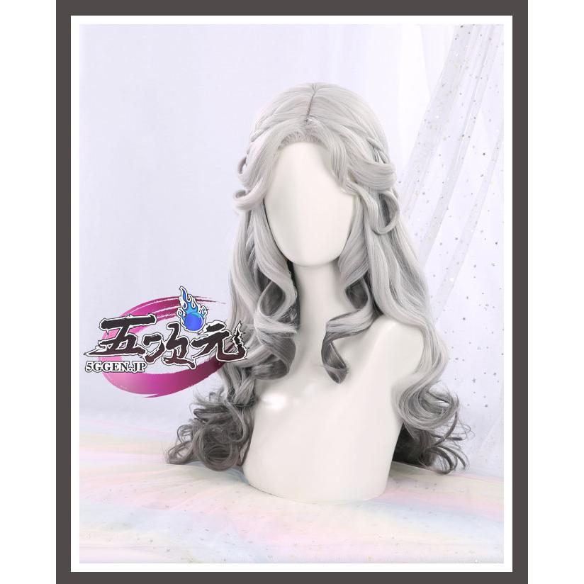 【ハロウィン限定ギフト】ハロウィン ウィッグ コスプレ イベント用品 パーティー　第五人格 Identity V　心理学者　エダ・メスマー　長夜　コスプレ　ウィッグ レディース 五次元