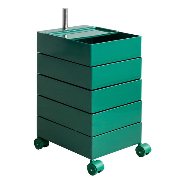 マルチワゴン Pluna プルーナ 5段/高さ72cm/グリーン WG-H001/GR