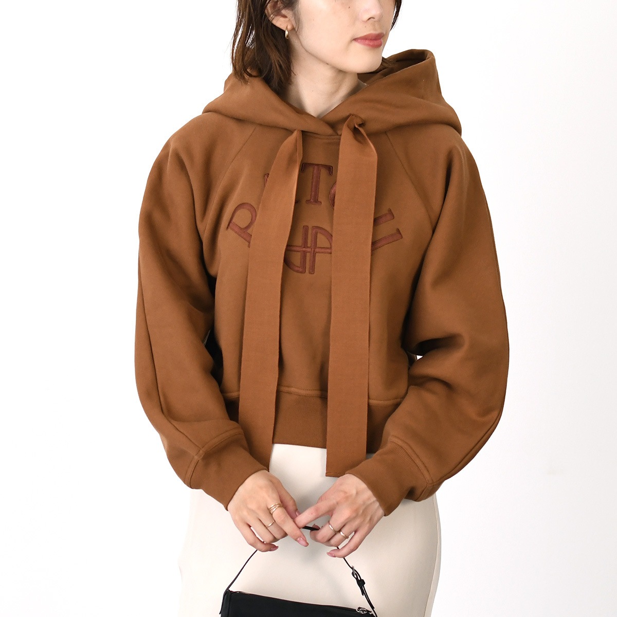 パーカー フーディ オーガニックコットン パトゥロゴ＆JPモノグラムフーディ JE1929 995 レディース