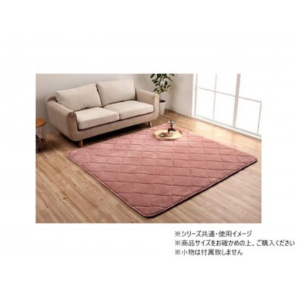 ラグ コーデュロイ 無地 約185×300cm 約4畳 こたつ敷布団 ピンク 1290970225801