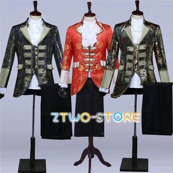 王子様 貴公子 メンズ 貴族 服 伯爵 男性用スーツ 舞台 XS~XL 中世 大人 演奏会 ステージ衣装 演劇 オペラ 声楽