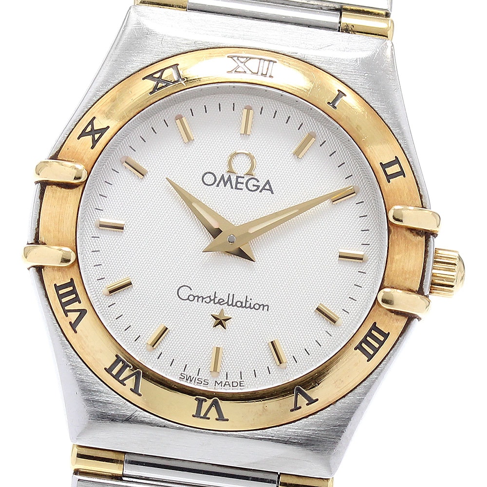 オメガ OMEGA 1372.30 コンステレーション クォーツ レディース 保証書付き_887043【中古】