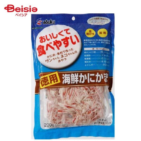 アスク おいしくて食べやすい 海鮮かにかま 徳用 200g×6袋
