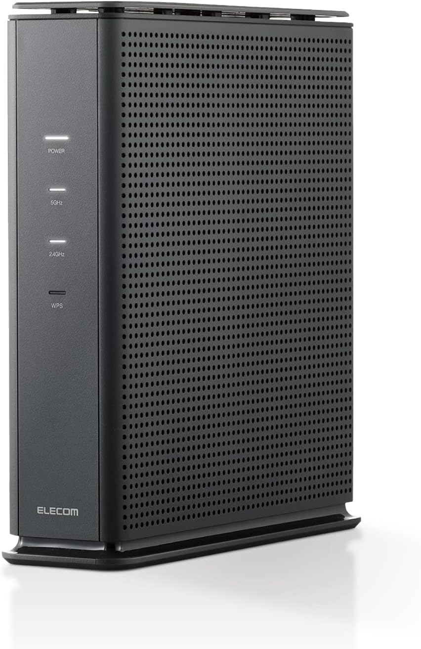 WiFi ルーター 無線LAN Wi-Fi6 AX6000 4804 + 1147Mbps IPv6(IPoE)対応 有線2.5Gbps 戸建3階建 マンション4LDK WRC-X6000QSA-G
