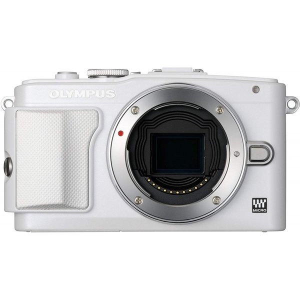 【中古】オリンパス OLYMPUS E-PL6 ボディ ホワイト E-PL6 BODY WHT SDカード付き