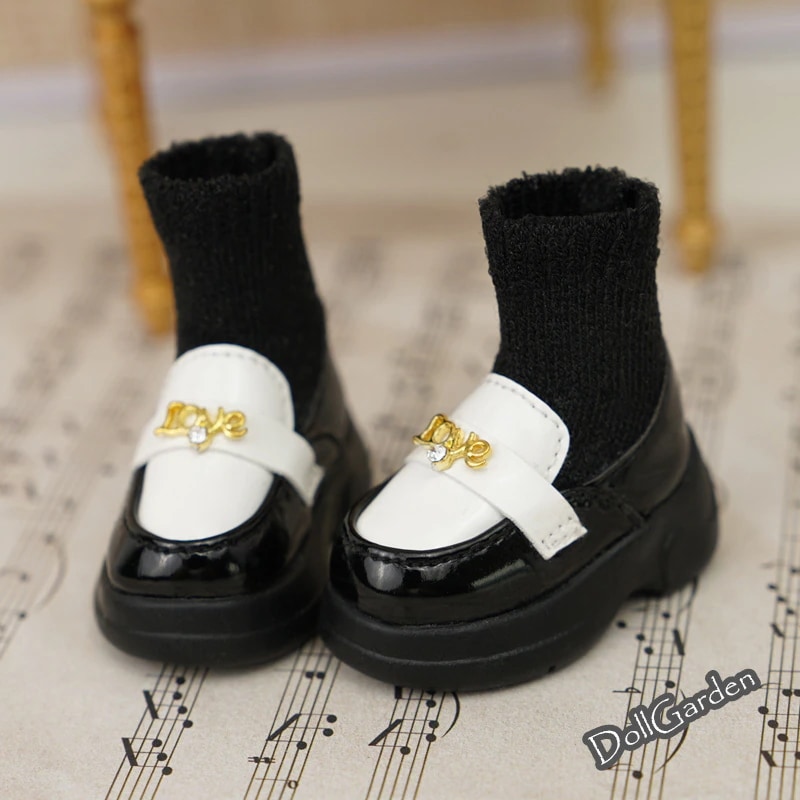 BJD yosd msd doll 靴 ドール シューズ 1/6 1/4 人形靴 厚底 ソックス靴 可愛い ドール靴 幼sd/MSDサイズ球体関節人形用