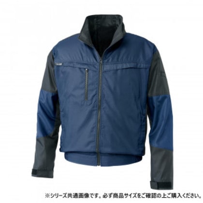 サンエス 長袖ブルゾン 3:ネイビー LL KF95900