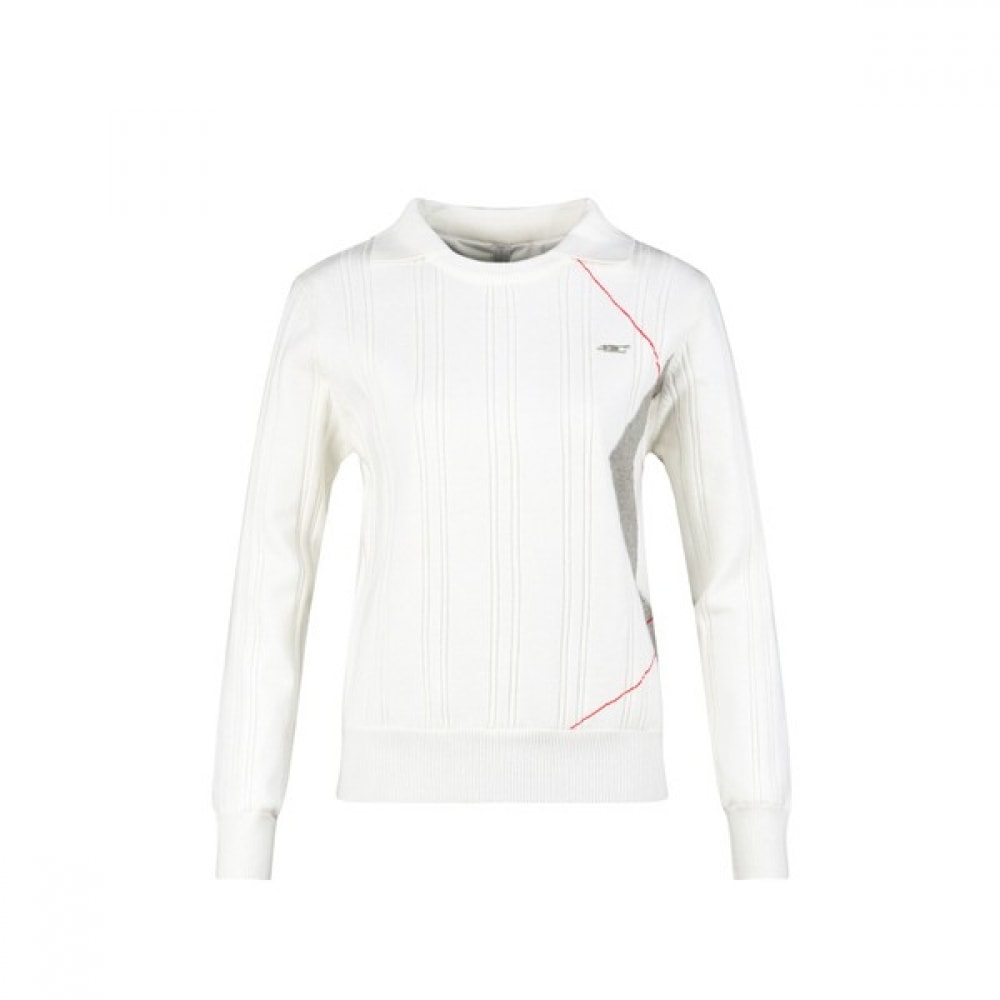 (ラックスゴルフ) ラックスゴルフ 430 ゴルフレディースカラーレイヤード防風ニットプルオーバー LB4W810W