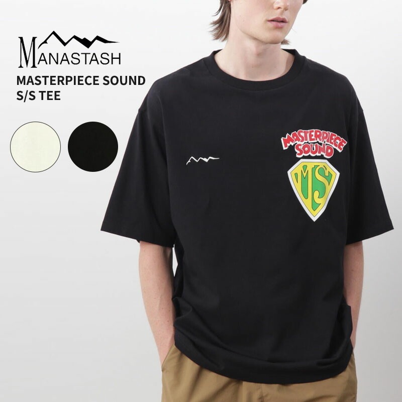 マナスタッシュ メンズ 半袖Tシャツ マスターピースサウンド ショートスリーブ Tシャツ トップス カットソー 792-5134014
