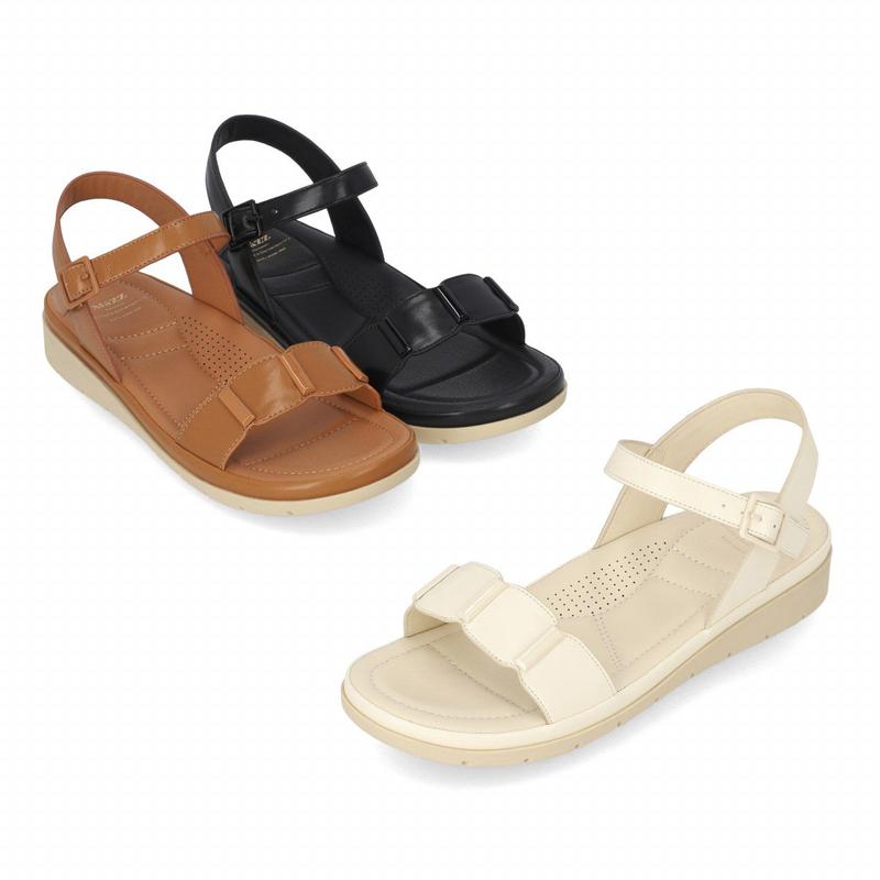 [シークレット特価] マツ 女性 波カット フレキシブル サンダル 2cm LCWW54M426