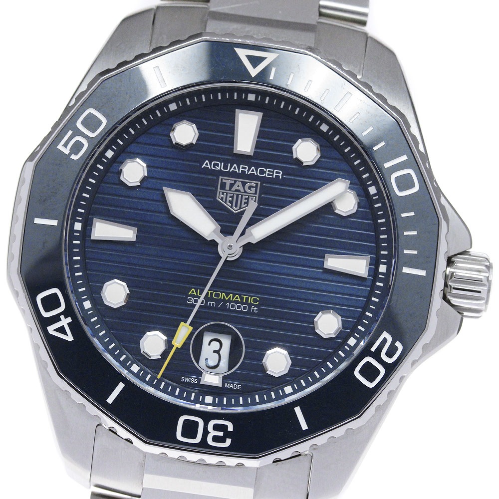 タグホイヤー TAG HEUER WBP201B-0 アクアレーサー プロフェッショナル300 デイト 自動巻き メンズ 箱・保証書付き_835712【中古】 140,450円