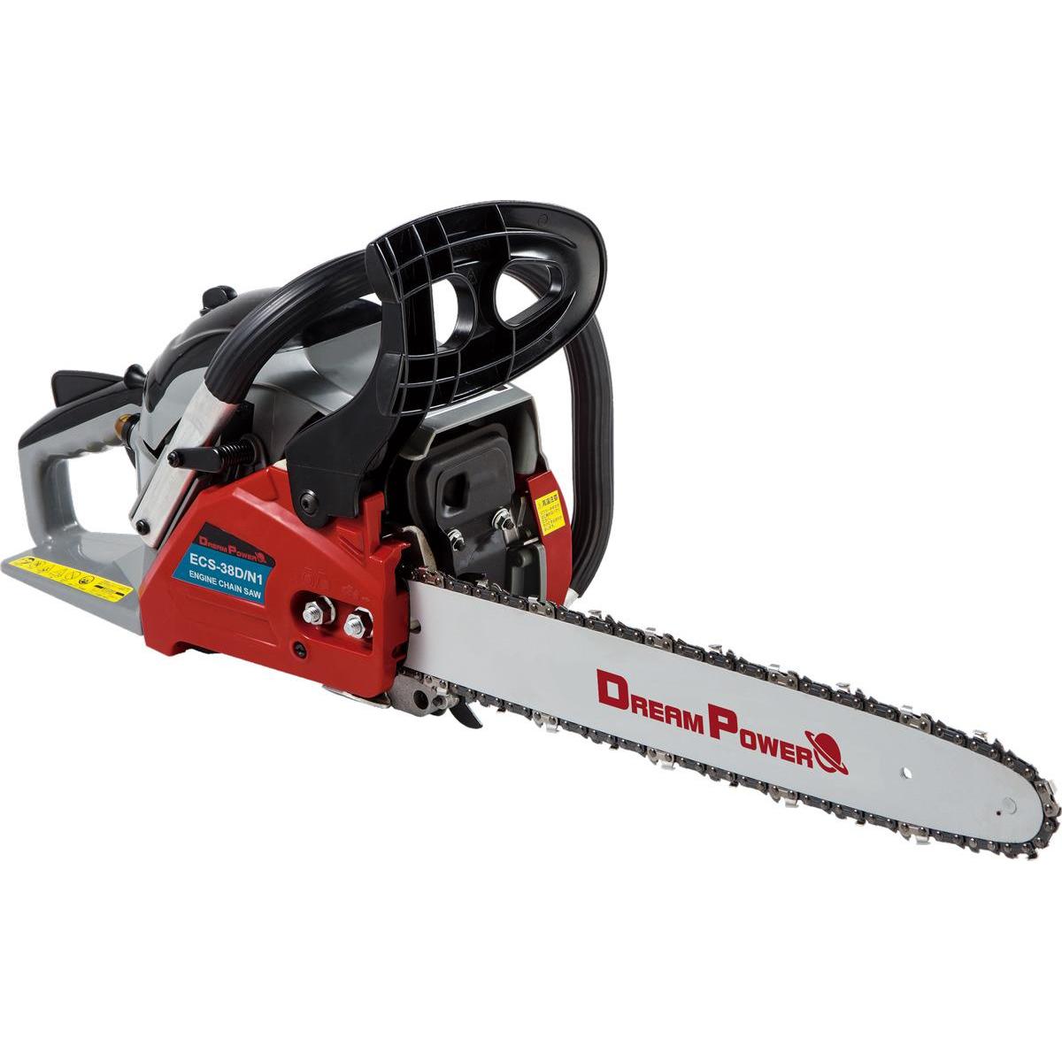 ナカトミ Dream Power エンジンチェーンソー ECS-38D/N1　ガイドバー400mm 軽量 コンパクト 2サイクルガソリンエンジン リアハンドル