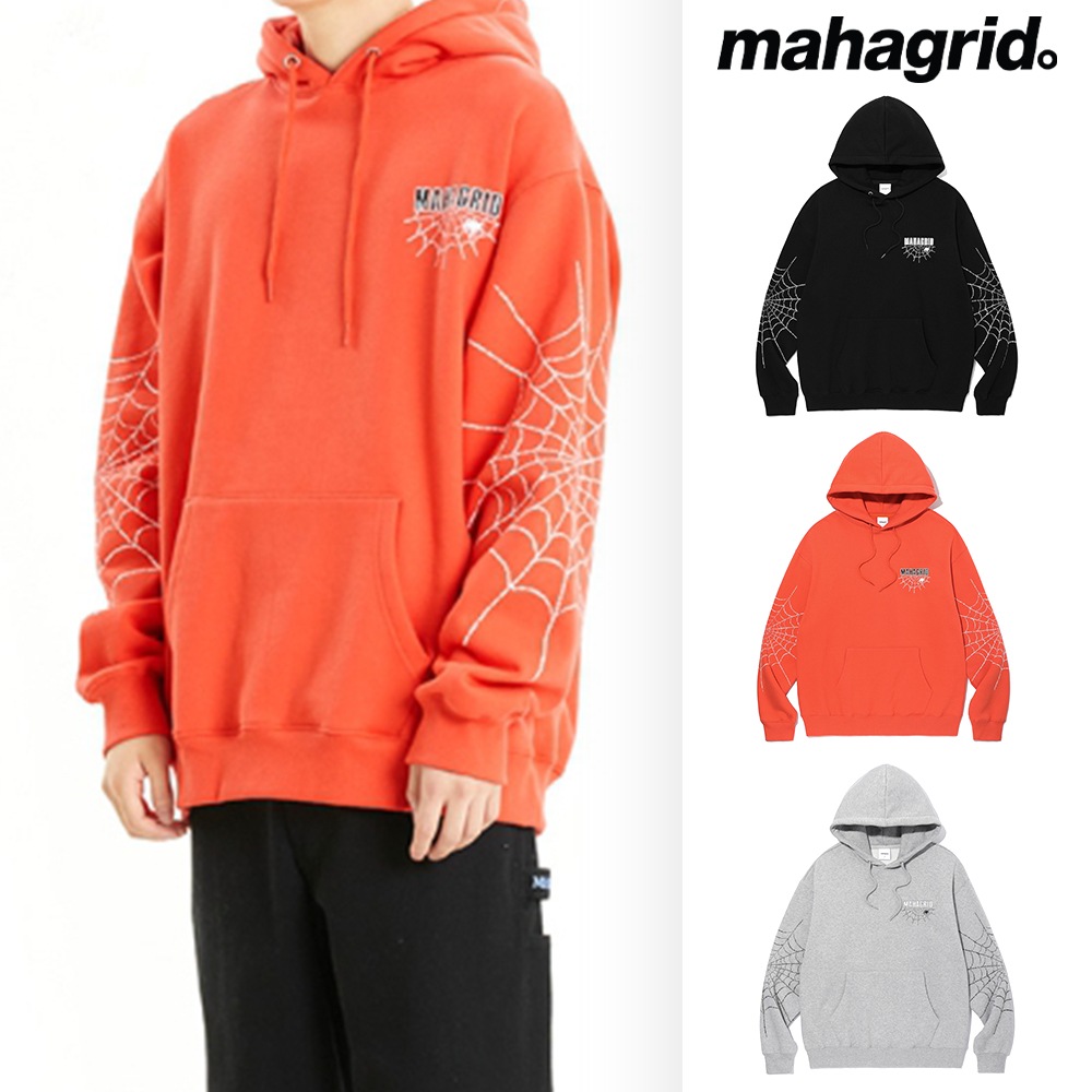 [mahagrid] SPIDER WEB HOODIE