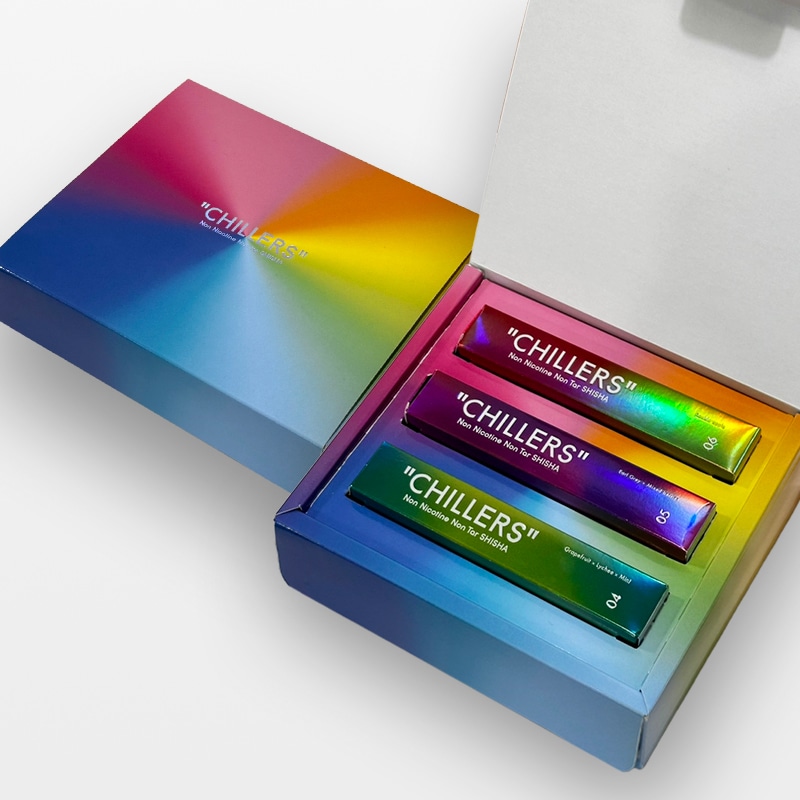 【公式】CHILLERS ベストセラーギフトBOX3種セット（グレープフルーツ/アールグレイ/ダブルアップル各1本） シーシャ チラーズ 持ち運びシーシャ ポケットシーシャ 電子タバコ VAPE