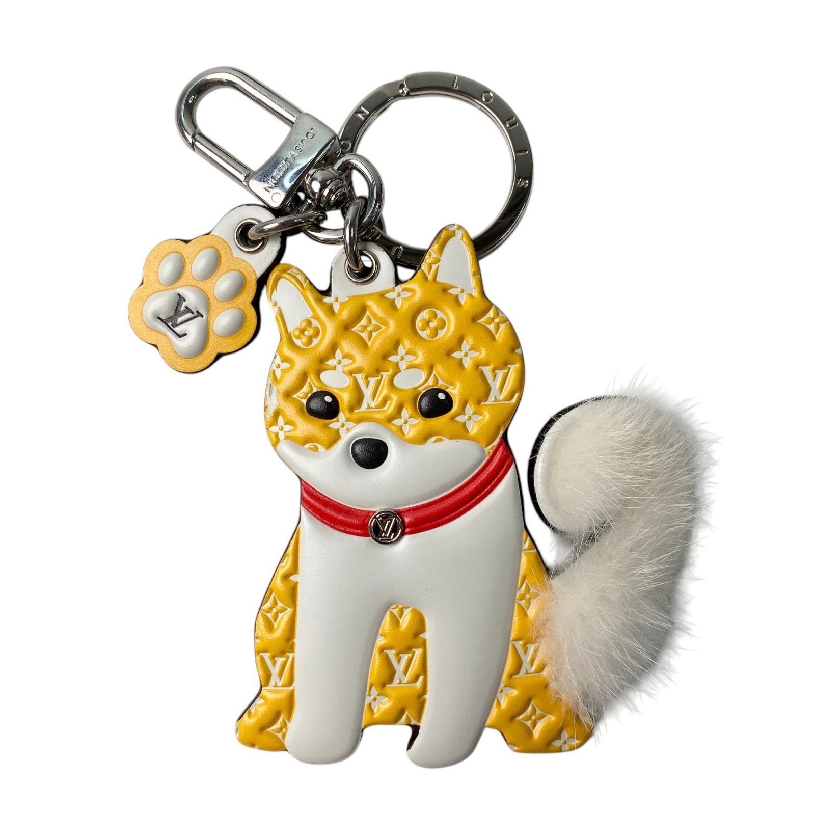 ルイ ヴィトン LOUIS VUITTON レディース チャーム 芝犬 M01199