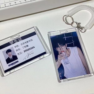 お買い得 推し活 応援!!トレカケース 写真 写真入れ ペンダントトレカケース 韓国大人気 キーホルダー インテリア トレカホルダー 韓国アルバム