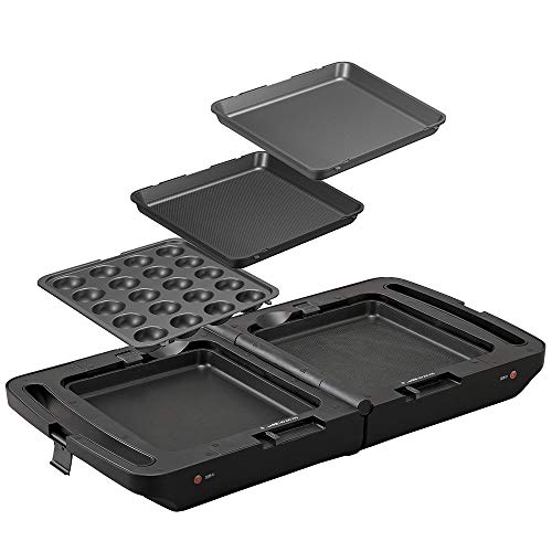 アイリスオーヤマ ホットプレート 両面ホットプレート 平面プレート たこ焼きプレート 焼き肉プ