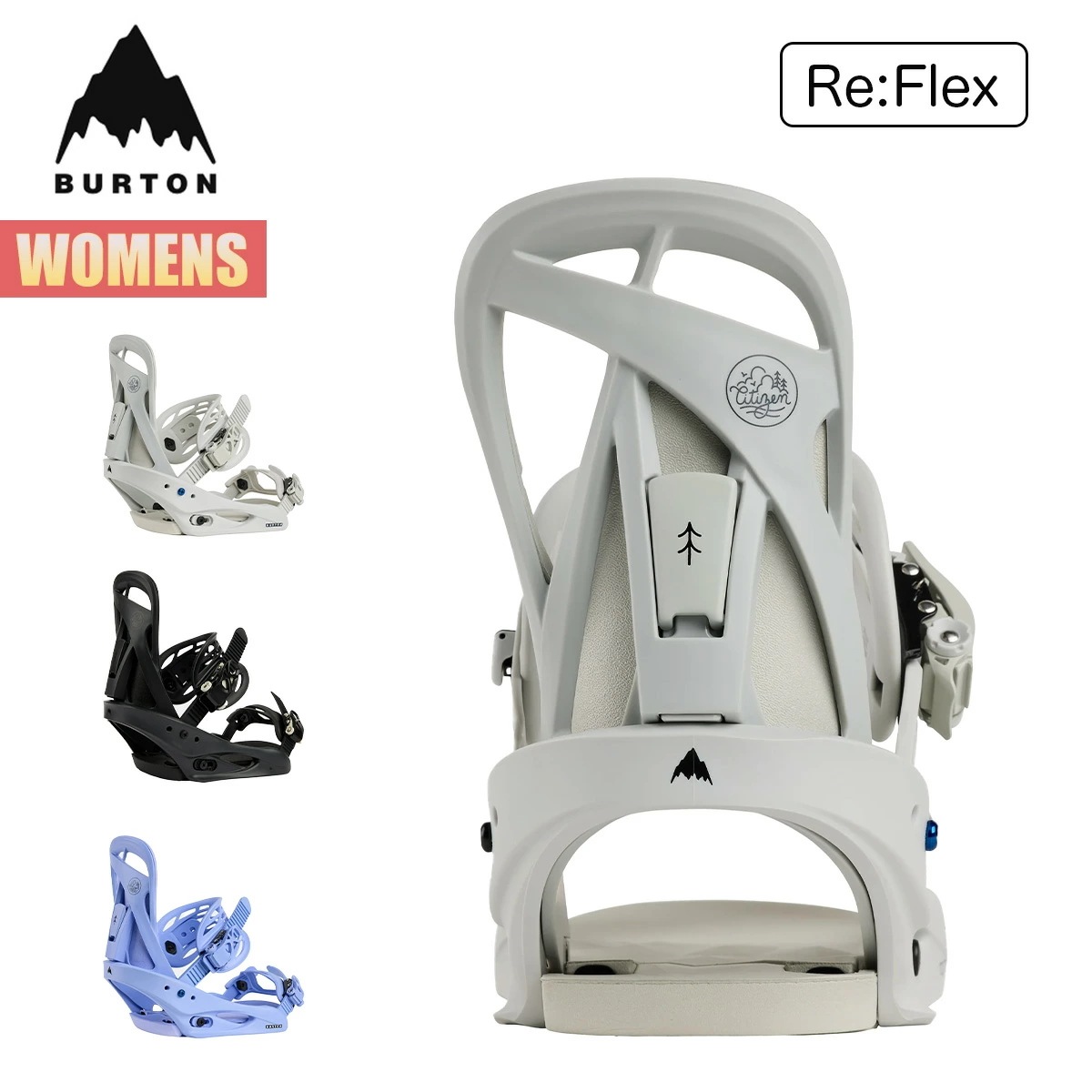 ビンディング レディース 25-26 シチズン リフレックス W26JP-105401 Womens Citizen Re:Flex Snowboard Binding ウィメンズ スノーボード 16,940円