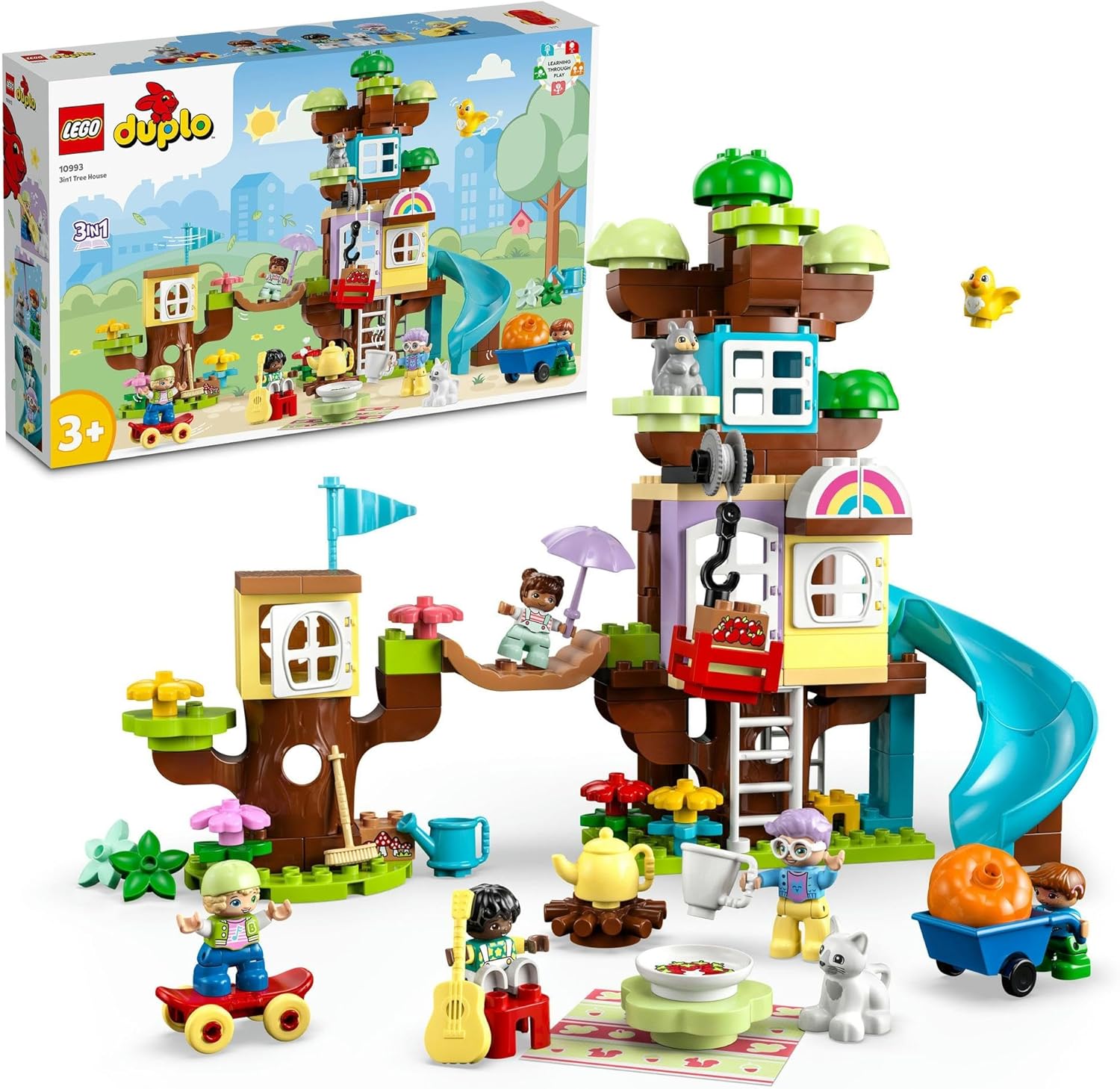 レゴ LEGO デュプロ デュプロのまち 3in1 ツリーハウス 10993 おもちゃ 玩具 プレゼント 誕生日 ブロック 知育 クリスマス 男の子 女の子 子供 1歳半 2歳 6歳 幼児 ごっこ遊び