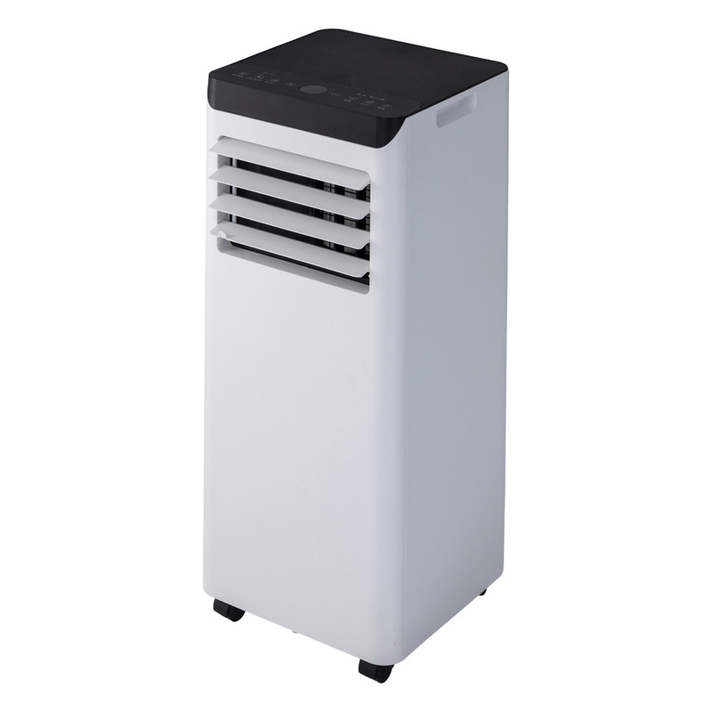 スポットクーラー 家庭用 2.2kW 工事不要 移動式エアコン ポータブルクーラー 冷風/送風/オート 風量2段階 左右自動スイング 上下ルーバー 16-32℃設定 24時間タイマー おやすみ チャイ
