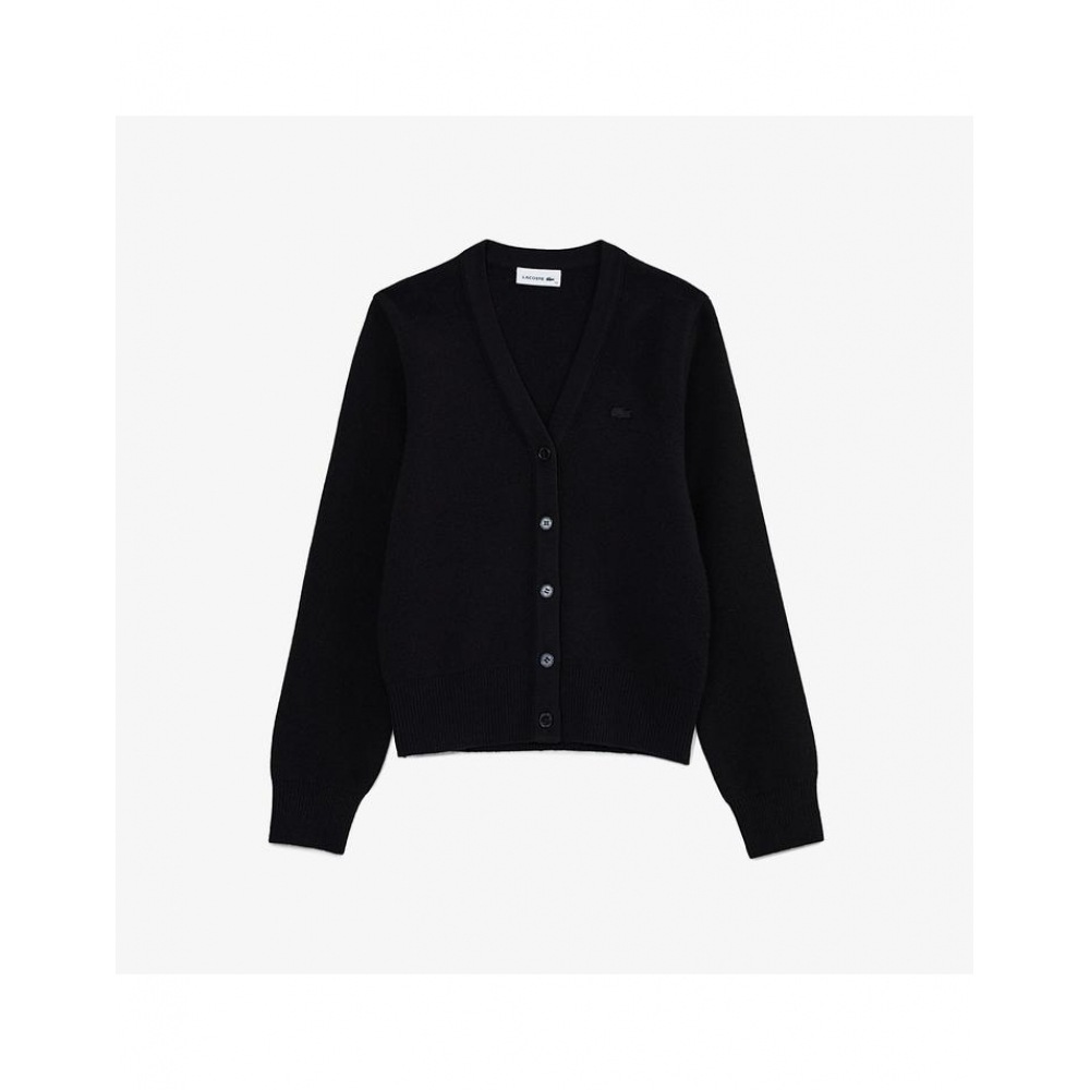 ラコステレディースベーシック V ネックカーディガン AF209E-55N 031