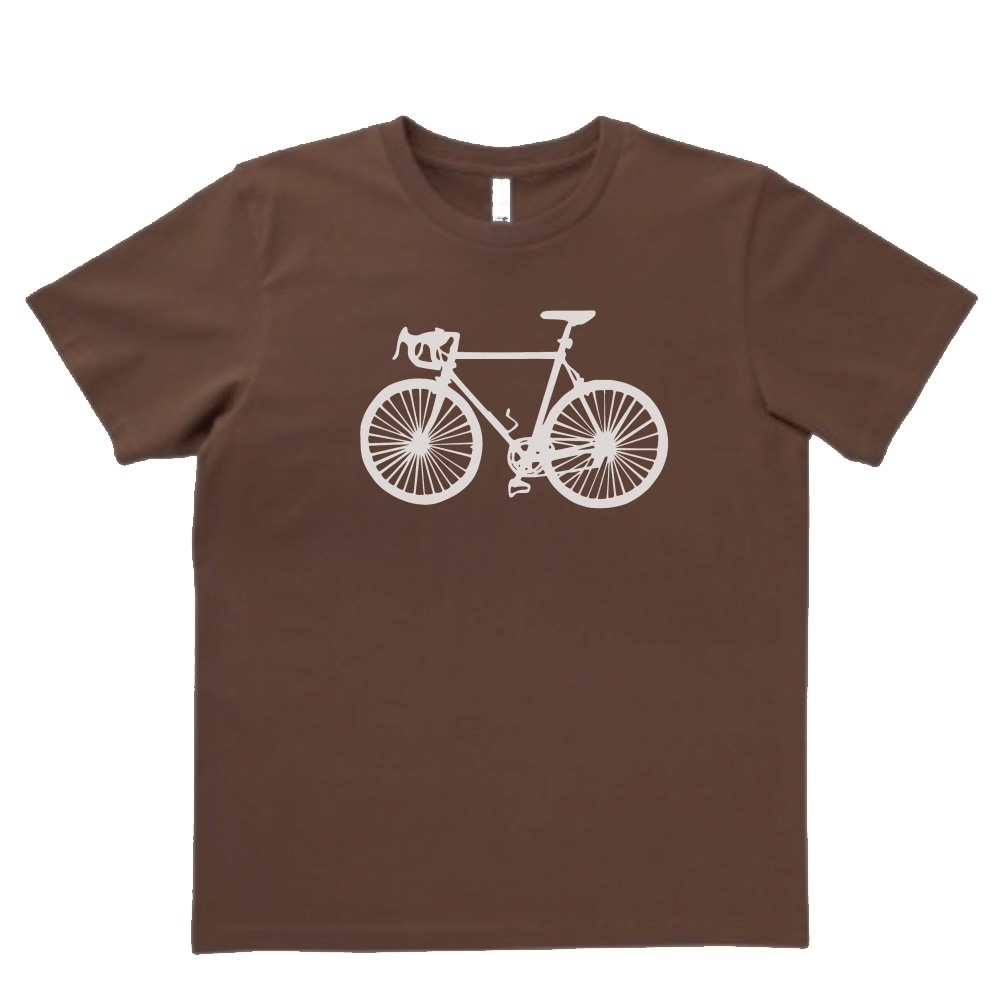 正規逆輸入品 デザイン Tシャツ 代引き人気 ロードバイク 自転車 ブラウン MLサイズ
