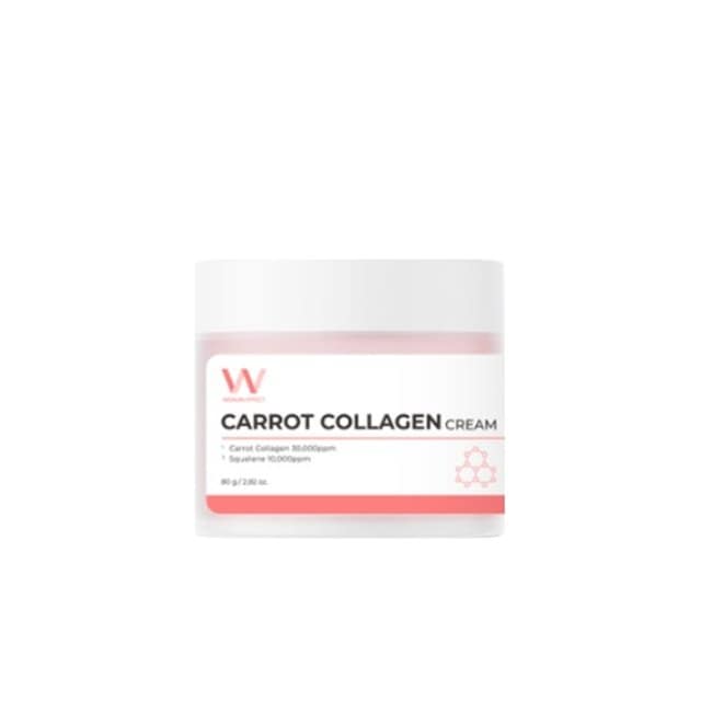にんじん コラーゲン クリーム 80g x 2個 (鎮静/弾力/保湿/栄養/活力/光彩/しわ防止)
