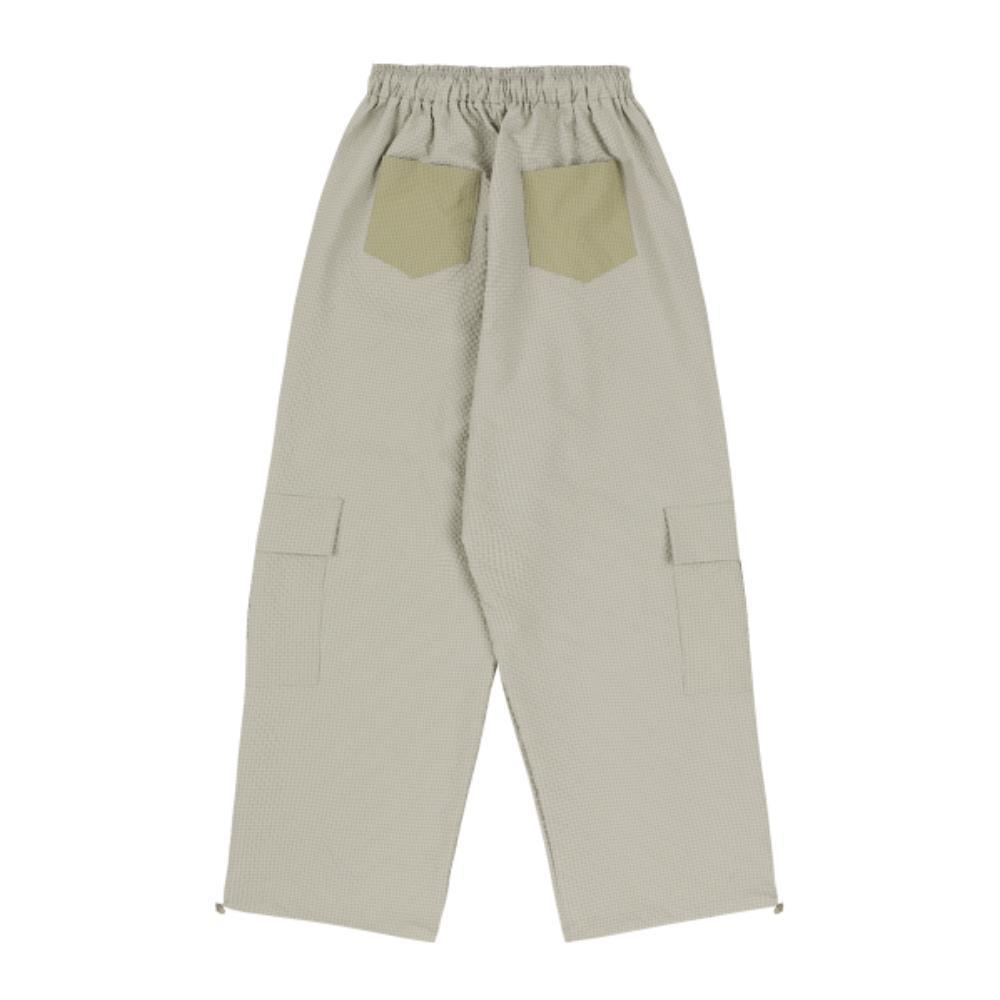 ★NASTY FANCY CLUB★ NF Waffle Check Utility Pants BEIGEF24Q Qoo10 NASTY FANCY CLUB NF Waffle Chec 無地 ポケ