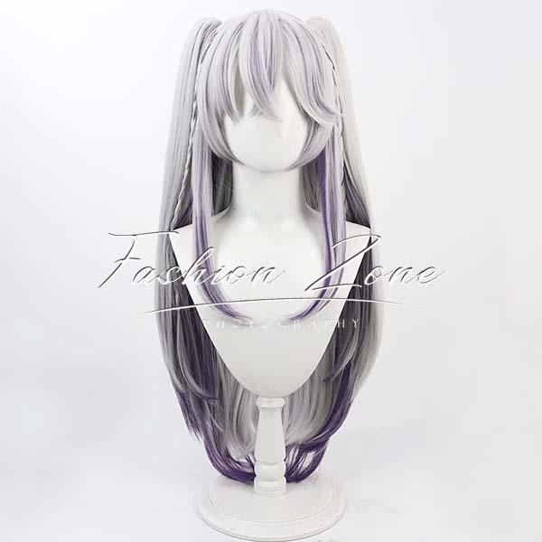 バーチャル VTuber 風 東雪蓮 コスプレ ウィッグ かつら 激安 WIG 高温耐熱 変装 ハロウィン仮装
