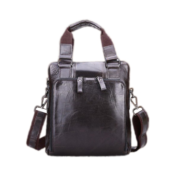 ショルダーバッグ ビジネス 牛革 斜め掛け 男女兼用 軽量 レザー 大きめ 2way 本革