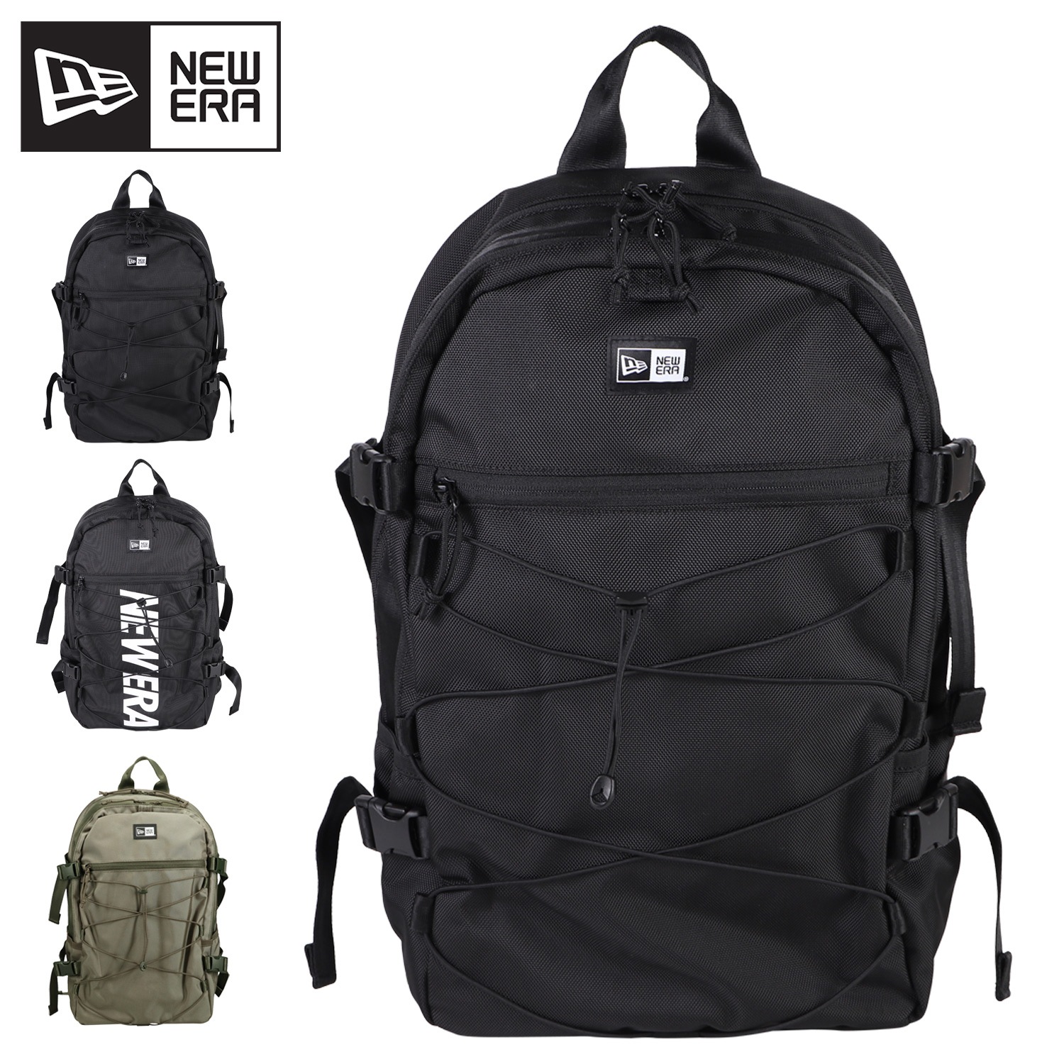 リュック バッグ パック コードパック メンズ レディース 28L ブラック 黒