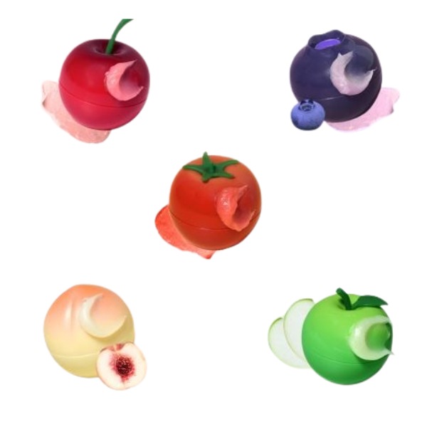 [2本セット]プリティスキン フルーツの香り しっとり保湿リップバーム 9g×2本 ヴィーガン認証済