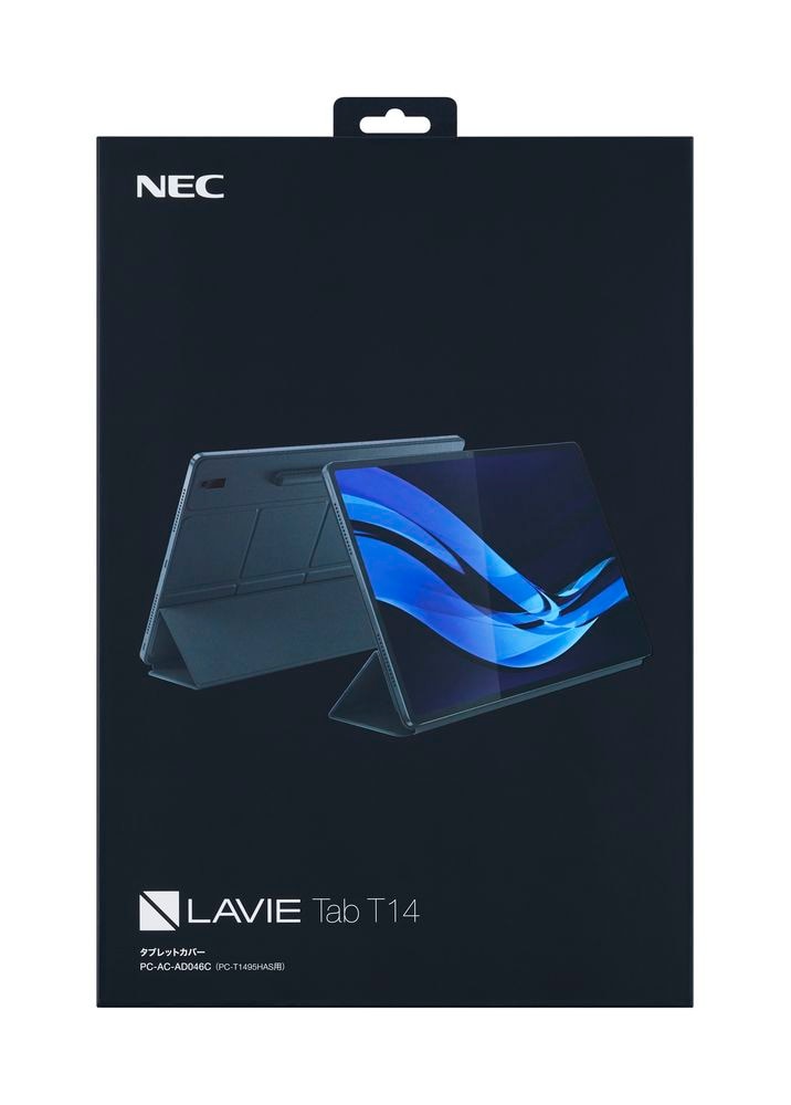 NEC PC-AC-AD046C LAVIE Tab T14（T1495/HAS）用 タブレットカバー（ストームグレー） PCACAD046C